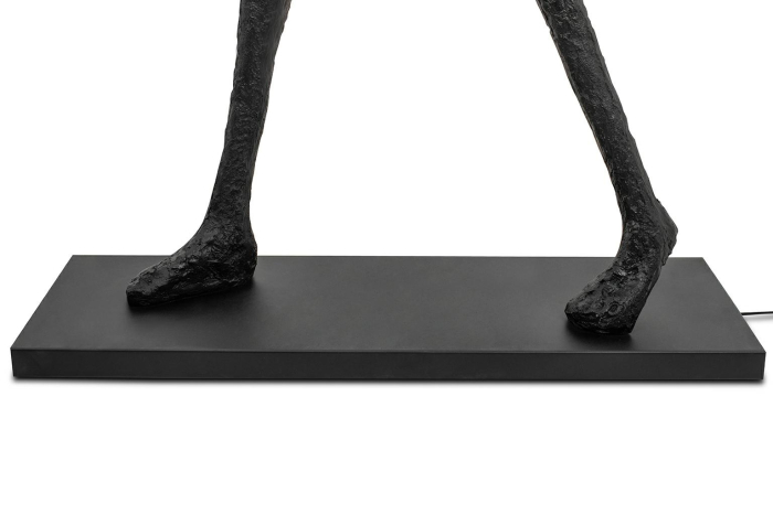 Lampadar Human Square 218 135x40x218,5 cm, Fibră de Sticlă și Oțel Negru - Moosee [7]