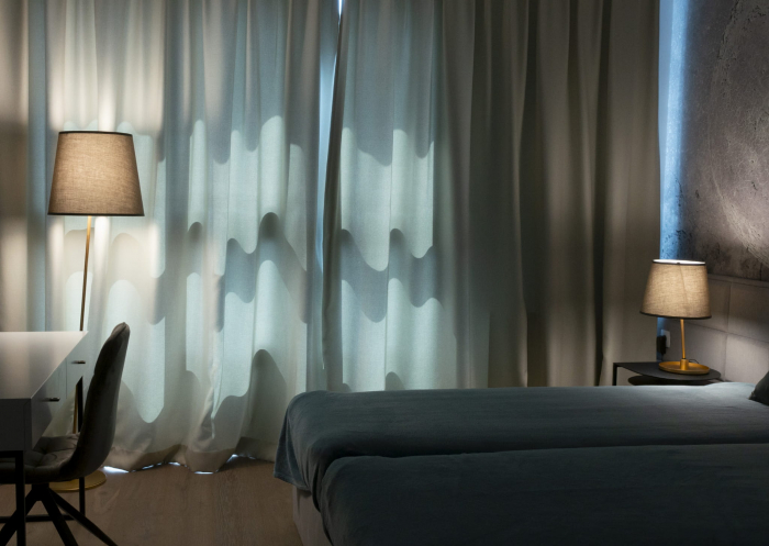 Lampadar iluminare LED Oviro Ø 40x156 cm material textil/metal/acril, F0040 - Maxlight [2]