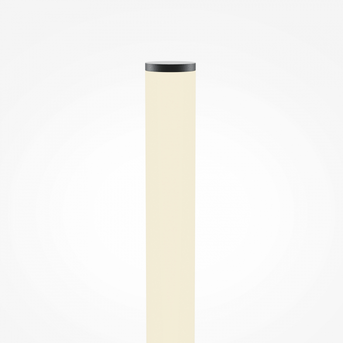 Lampadar LED Solid MOD277FL-L24GR3K, cu intrerupator, 24W, 2350lm, lumina calda, IP20, gri, Maytoni [2]