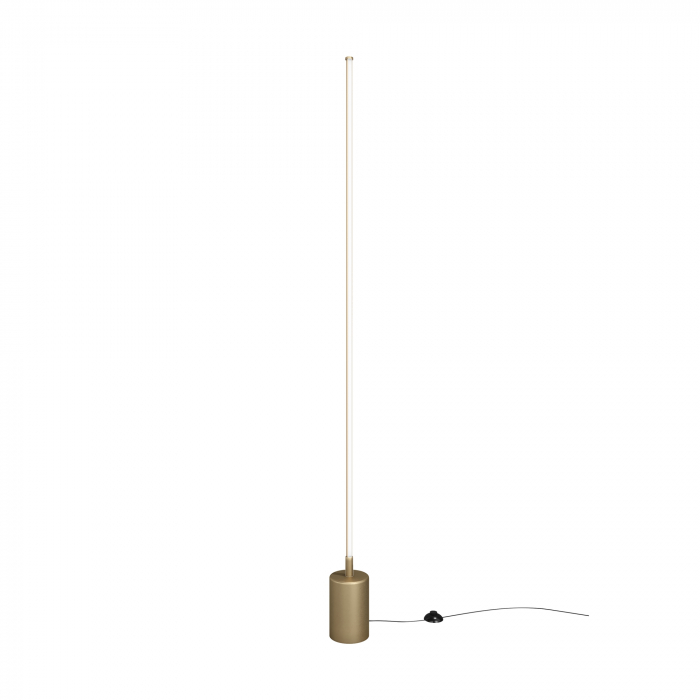 Lampadar LED Flow MOD147FL-L20BSK1, cu intrerupator, 25W, 2600lm, lumina calda+neutra+rece, IP20, auriu, Maytoni [1]