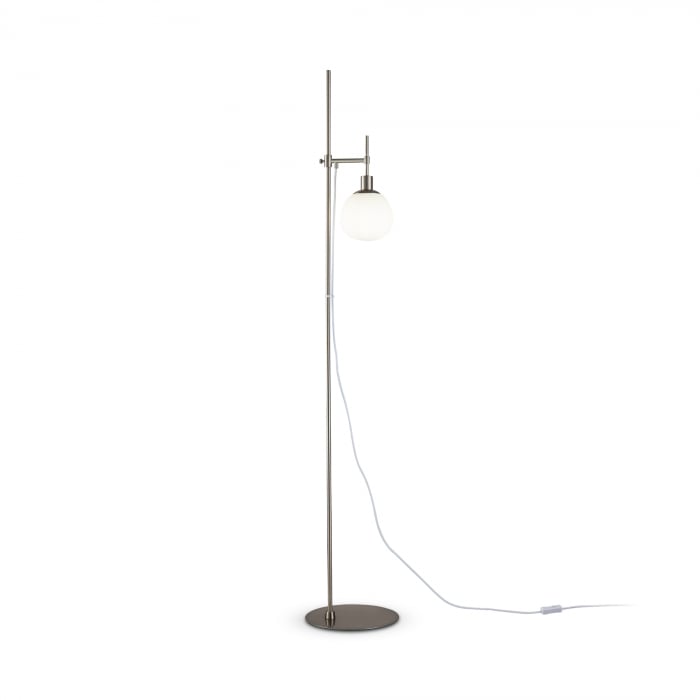 Lampadar Erich MOD221-FL-01-N, cu intrerupator, 1xE14, alb+nichel, IP20, Maytoni [2]