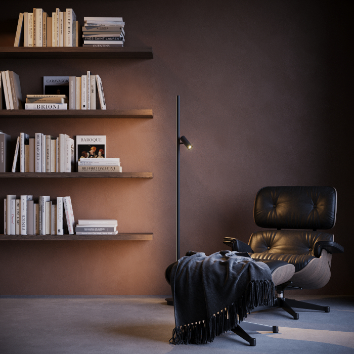 Lampa podea THIN Negru 3000k MOD395FL-L28B3K Maytoni Modern [2]