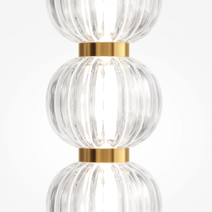 Lampadar LED Amulet MOD555FL-L23G3K, cu intrerupator, 33W, 1550lm, lumina calda, IP20, auriu+transparent, Maytoni [3]