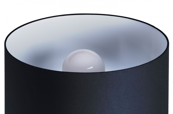 Lampadar modern Omo 150 cm, 3 picioare metal cupru, abajul rotund alb/negru/gri, AZ 3010 - Azzardo [4]