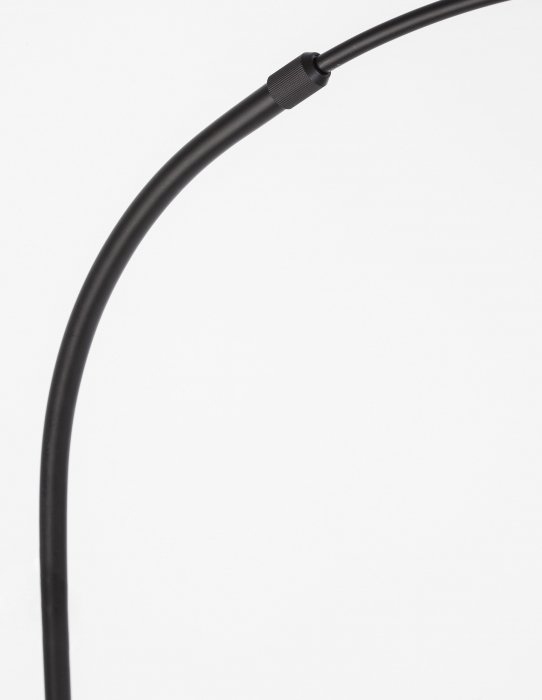 Lampadar negru/alb Romil, baza metalica, abajur textil, 9401653 - Novaluce [10]