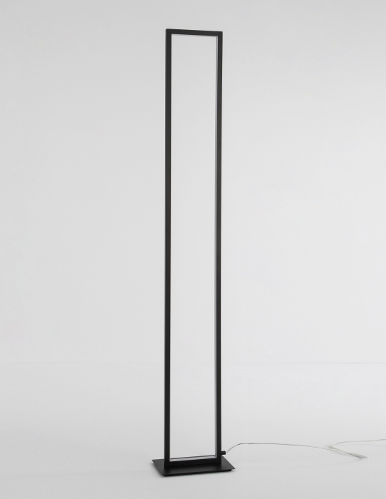Lampadar negru mat minimalist Miki 153 cm iluminare LED, forma dreptunghiulara, 9500812 - Novaluce [2]