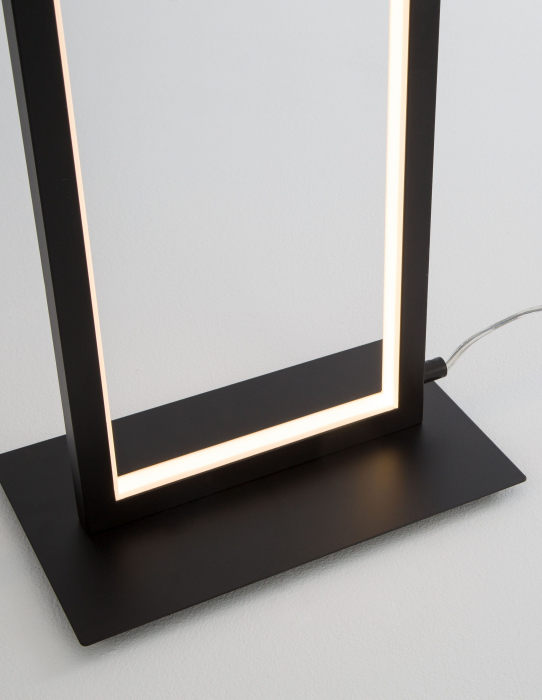 Lampadar negru mat minimalist Miki 153 cm iluminare LED, forma dreptunghiulara, 9500812 - Novaluce [4]
