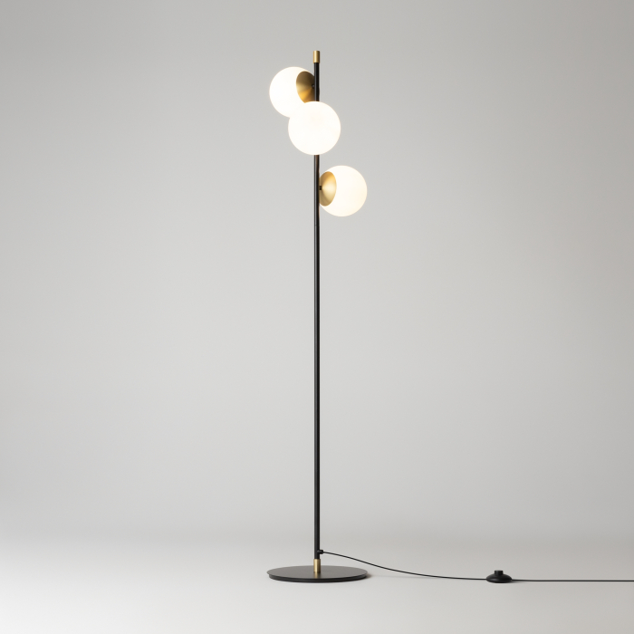 Lampadar Nostalgia, Metal Negru și auriu, 40W, MAYTONI MOD048FL-03G [4]