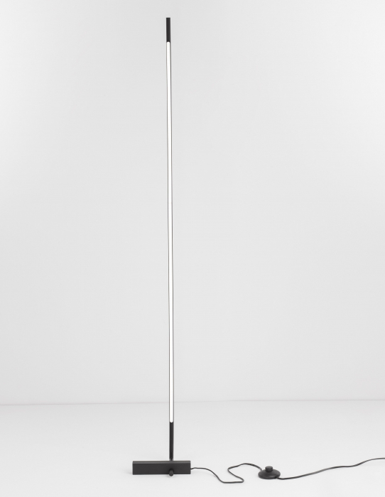 Lampadar podea auriu/negru Rocco 140 cm stil minimalist, iluminare LED, 9180726 - Novaluce [9]