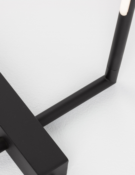 Lampadar podea auriu/negru Rocco 140 cm stil minimalist, iluminare LED, 9180726 - Novaluce [12]