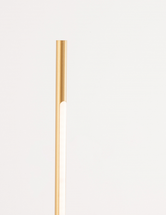 Lampadar podea auriu/negru Rocco 140 cm stil minimalist, iluminare LED, 9180726 - Novaluce [4]