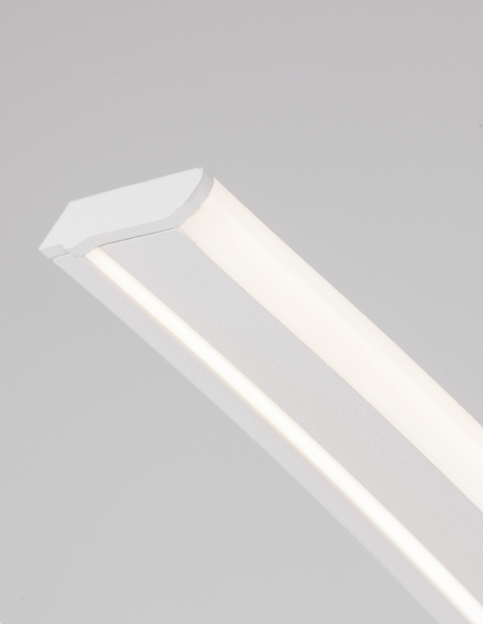 Lampadar premium cu LED dimabil Ermini 2 alb/negru din metal, 9348074 - Novaluce [4]