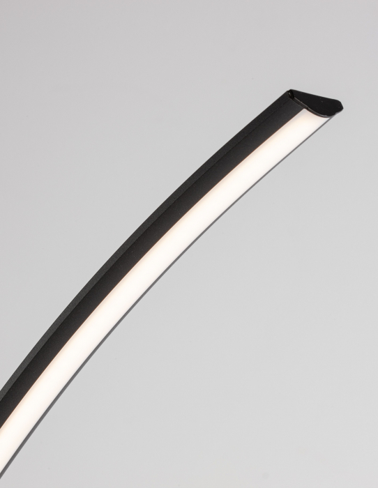 Lampadar premium cu LED dimabil Ermini alb/negru din metal, 9396060 - Novaluce [7]