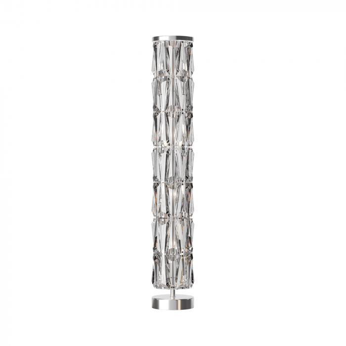 Lampadar Puntes MOD043FL-08CH, cu intrerupator, 8xE14, crom+transparent, IP20, Maytoni [1]
