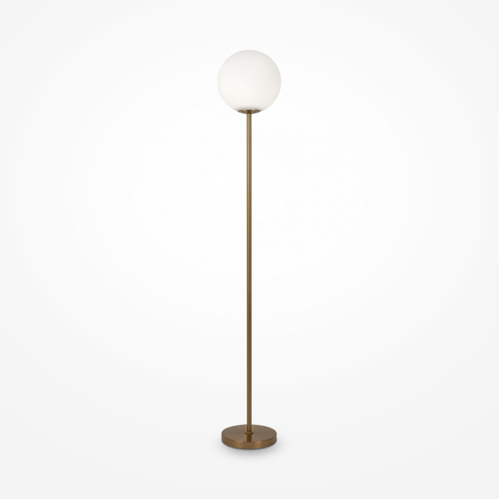 Lampadar Ring MOD013FL-01BS, cu intrerupator, 1xE27, alb+arama, IP20, Maytoni [1]