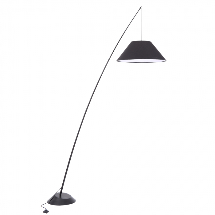 Lampadar Campanula Z002FL-01B, cu intrerupator, 1xE27, negru, IP20, Maytoni [1]