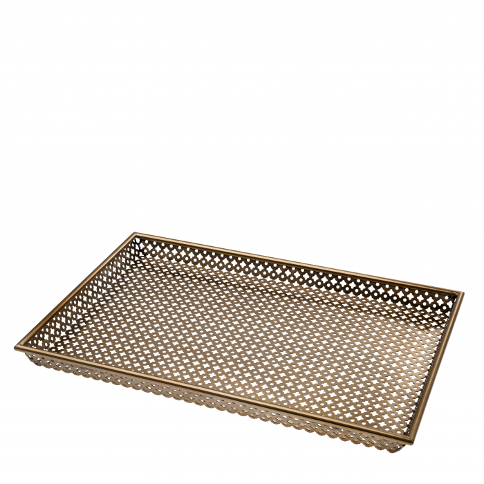  Tavă Sirenuse rectangulară L finisaj bronz antic 113072 EICHHOLTZ [2]
