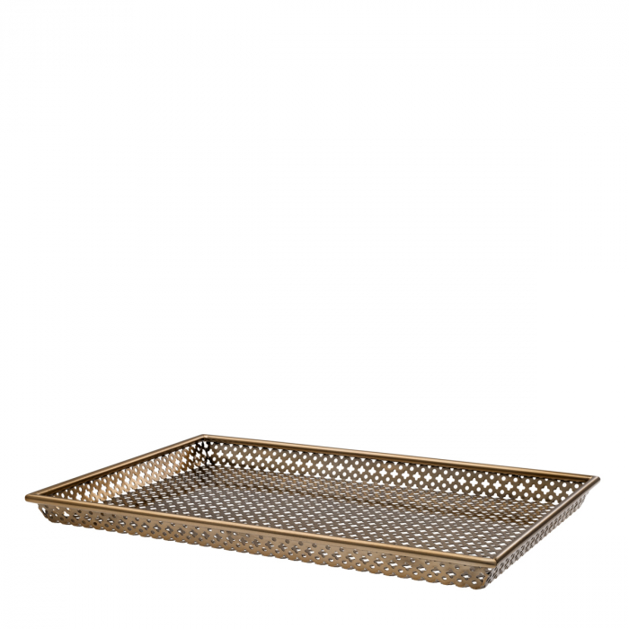   Tavă Sirenuse rectangulară L finisaj bronz antic 113072 EICHHOLTZ [1]
