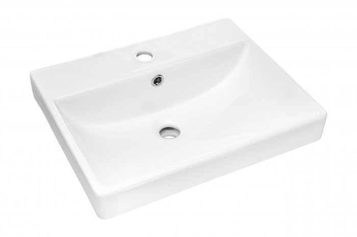 Lavoar baie RITA 17x50x40 cm alb lucios COMAD [1]