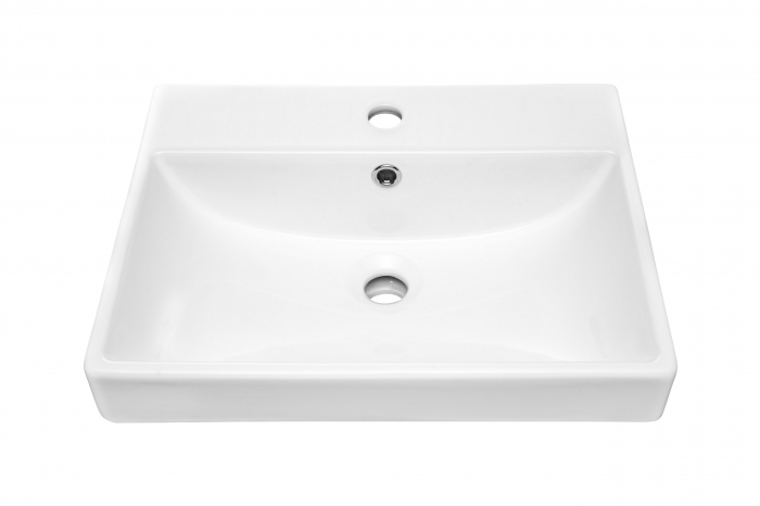 Lavoar baie RITA 17x50x40 cm alb lucios COMAD [2]