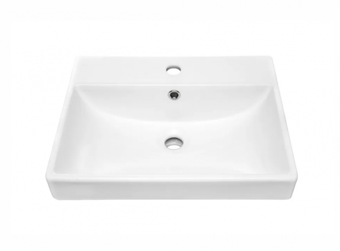 Lavoar baie RITA 60 cm, 17 x 60 x 40 cm, alb lucios [2]