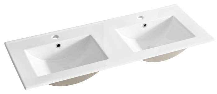 Lavoar baie 60/80/120 cm ceramic alb Lava White - COMAD [8]