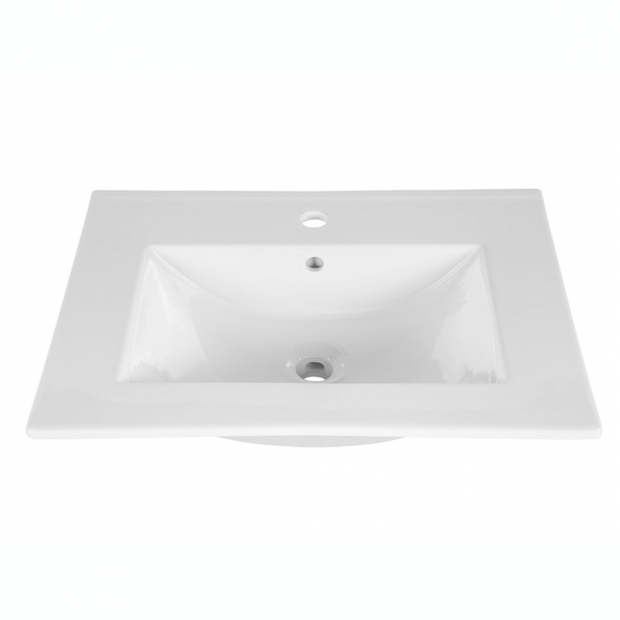 Lavoar baie 60/80/120 cm ceramic alb Lava White COMAD [5]