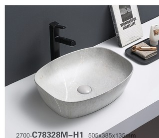 Lavoar baie ceramic aplicat, finisaj mat, ANNA MH 1, COMAD [2]