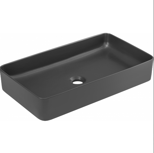LAVOAR BAIE CERAMIC APLICAT 61 CM NEGRU/GRI/ALB SLIM COMAD [2]