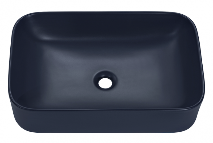 Lavoar baie ceramic aplicat 50/60 cm verde/albastru mat KAMA COMAD [9]