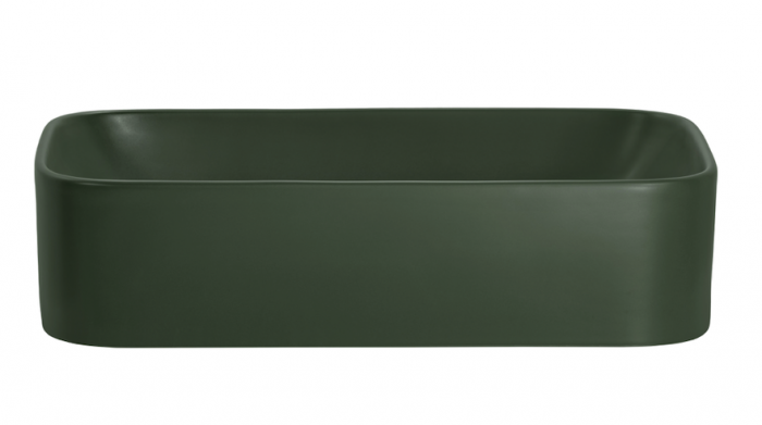 Lavoar baie ceramic aplicat 50/60 cm verde/albastru mat Kama COMAD [3]