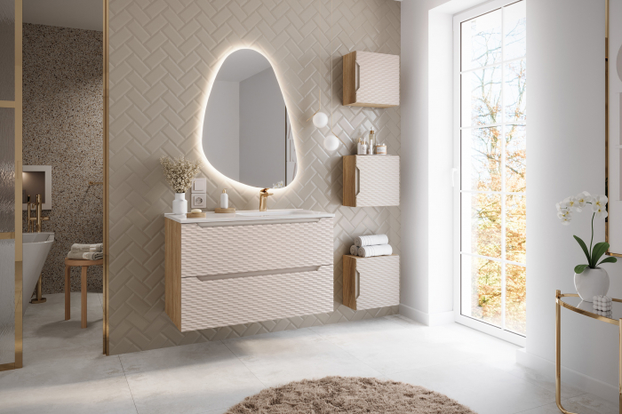 Lavoar baie incastrat 90 cm GO 2 R DP COMAD [2]