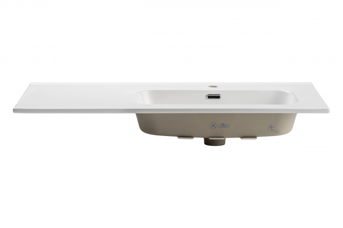 Lavoar mobilier baie, 100 cm, GO, cu o cuva, cu blat ceramic, COMAD [2]
