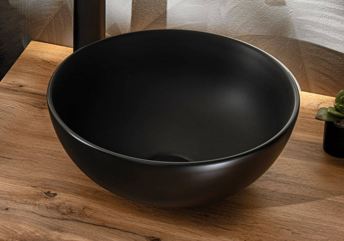Lavoar baie DOMI 14 x 32 x 32 cm Negru mat UN-DOMI-MB Comad [1]