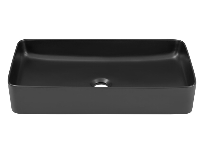 Lavoar pe blat lavoar aplicat UM-6275 SLIM 60 BLACK DP COMAD [2]