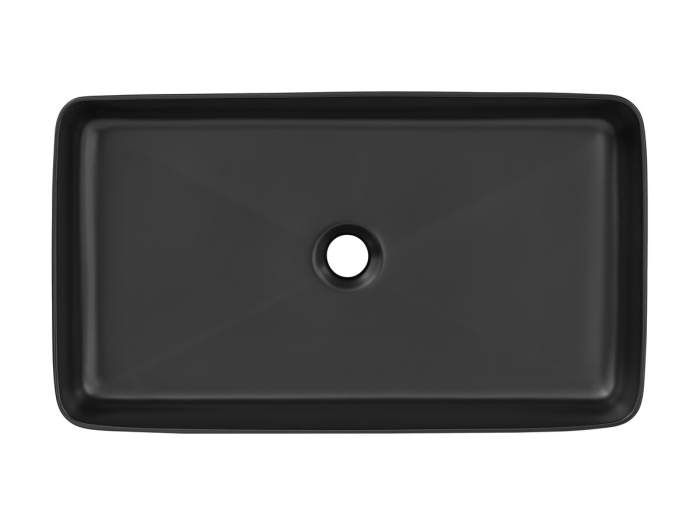 Lavoar pe blat lavoar aplicat UM-6275 SLIM 60 BLACK DP COMAD [3]