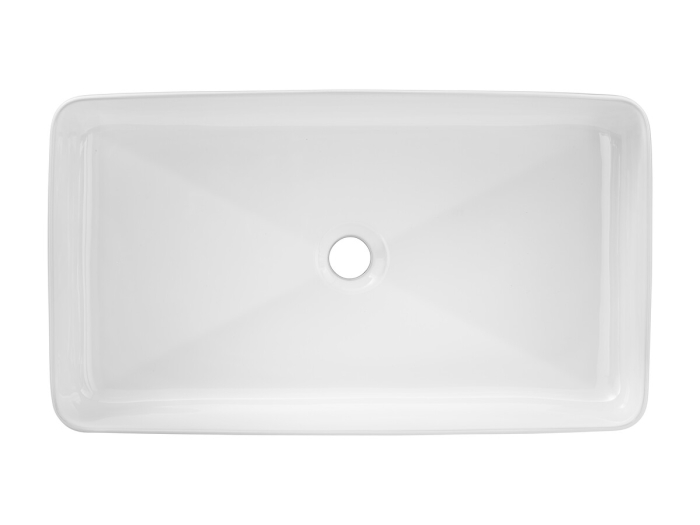 Lavoar pe blat lavoar aplicat UM-6275 SLIM 60 WHITE DP COMAD [3]