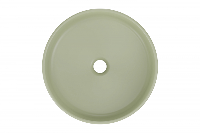 Lavoar pe blat baie , RIVER1, Lavoar aplicat baie, Verde mat, COMAD [3]