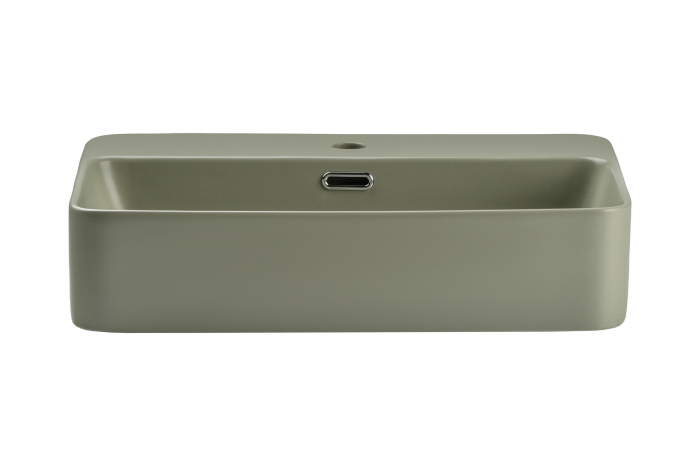 Lavoar pe blat baie TRUST2, Lavoar aplicat, Verde mat COMAD [2]