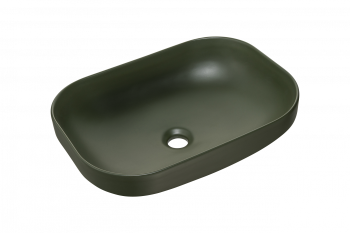 Lavoar pe blat baie / Lavoar aplicat baie, , Verde mat, COMAD [1]