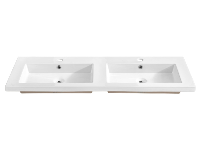 Lavoar pentru mobilier cu două cuve, 120 cm Cabin Basins UM-8070 SPIRIT 120D DP COMAD [2]