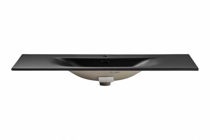 Lavoar baie pentru mobilier/incastrat SKY 120 cm negru mat cu o cuva COMAD [2]