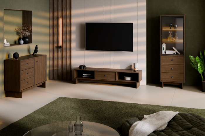 Comoda TV Yori Villa 176 cm, 1 Sertar, Nuc Villa - COMAD [13]