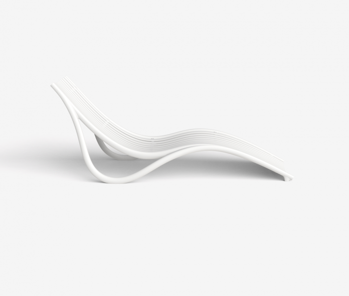 Lounger gradina/piscina Ibiza 177 cm polipropilena, forma ergonomica, design modern, 65045 - Vondom [6]
