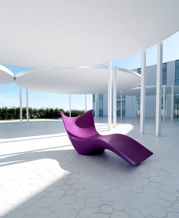 Lounger piscina premium Surf 188 cm, forma ergonomica moderna, iluminare LED, 51011Y - Vondom [8]