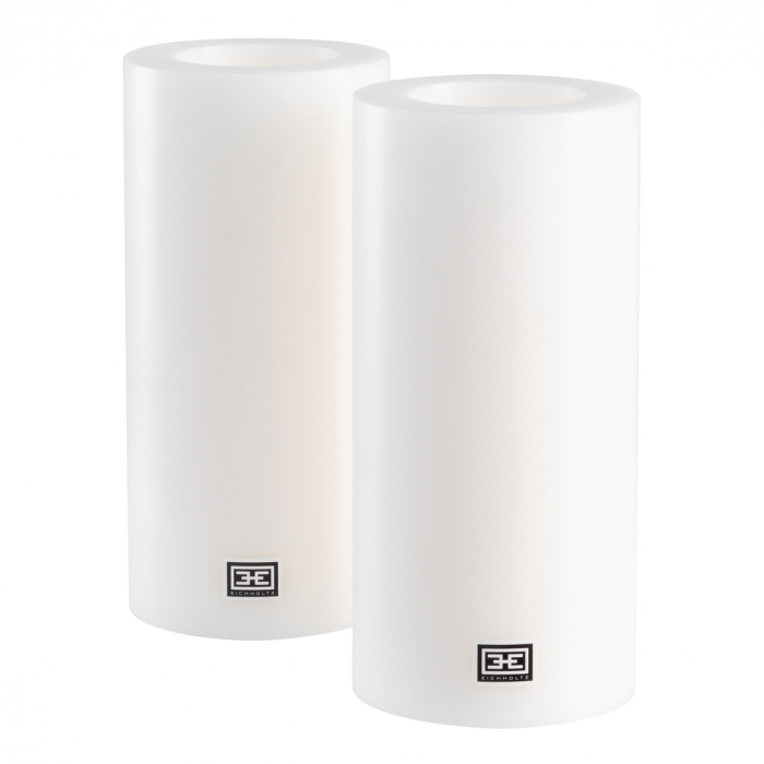   Lumânare artificială ø 10 x H. 21 cm alb set de 2 106948 EICHHOLTZ [3]