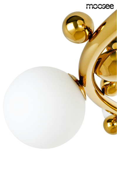 Lustra designer aurie rotunda Zaya, diverse dimensiuni, MSE010100137 - King [3]