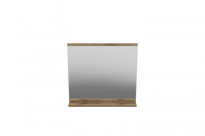 Oglinda baie 60 cm Nova, stejar, A 84-60, 57 x 60 x 9.6 cm, Comad [2]