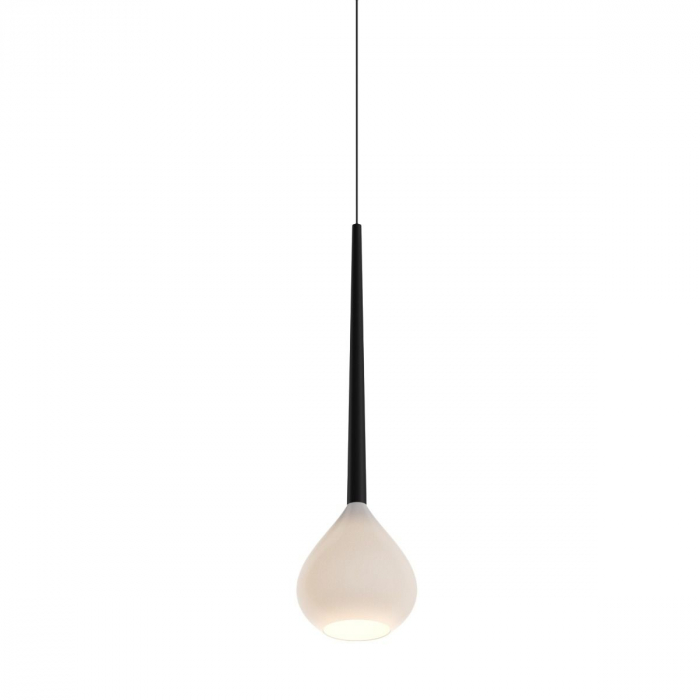 Lustra alba LIBRA tip pendul, inaltime reglabila, metal/sticla, 003064-001045 - Zumaline [4]