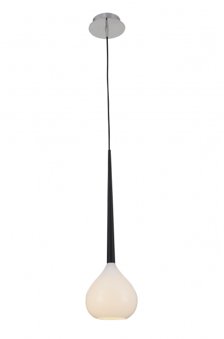 Lustra alba LIBRA tip pendul, inaltime reglabila, metal/sticla, 003064-001045 - Zumaline [2]